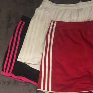 3 Adidias Gym Shorts Size L